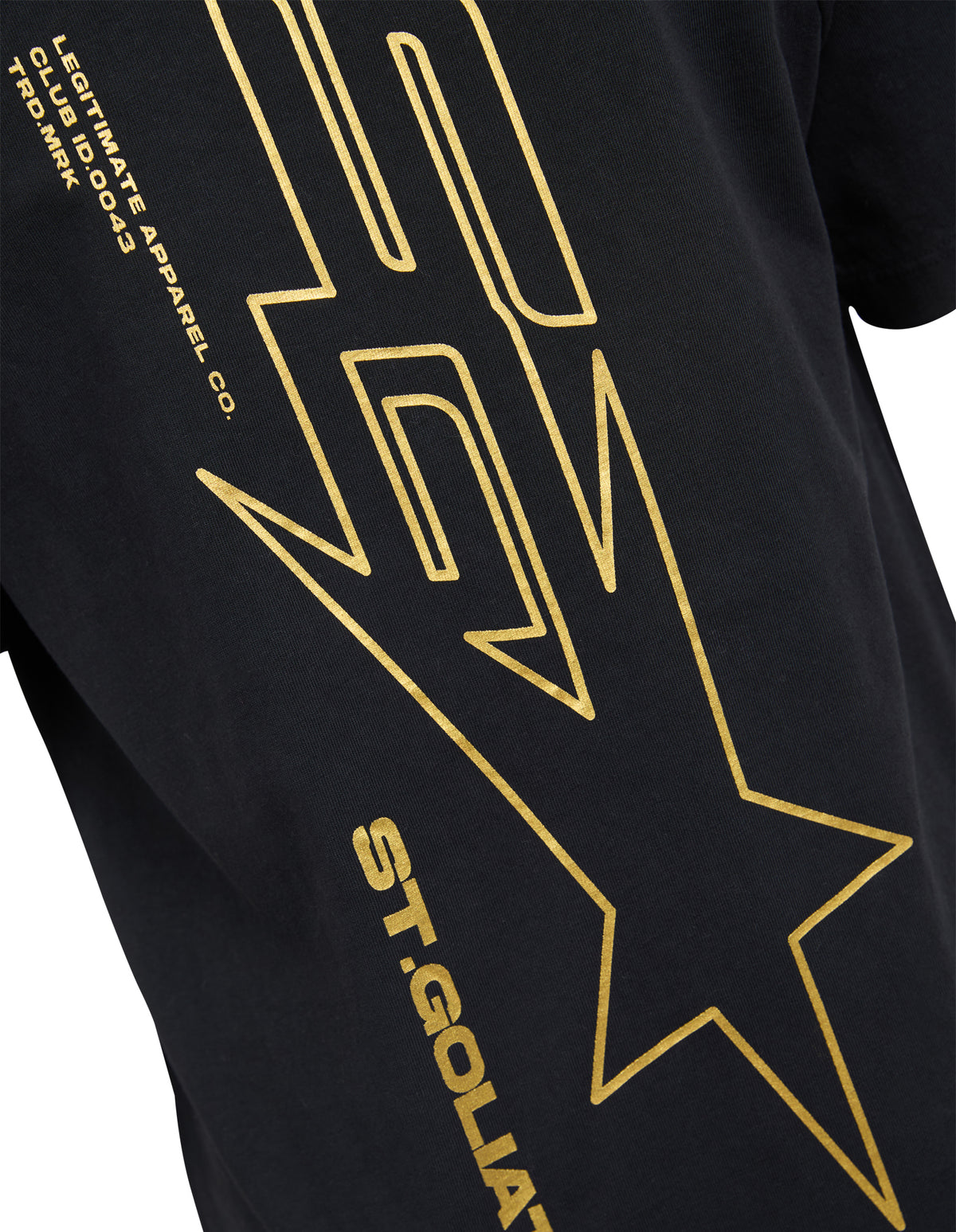 Teen Sigma Tee Washed Black