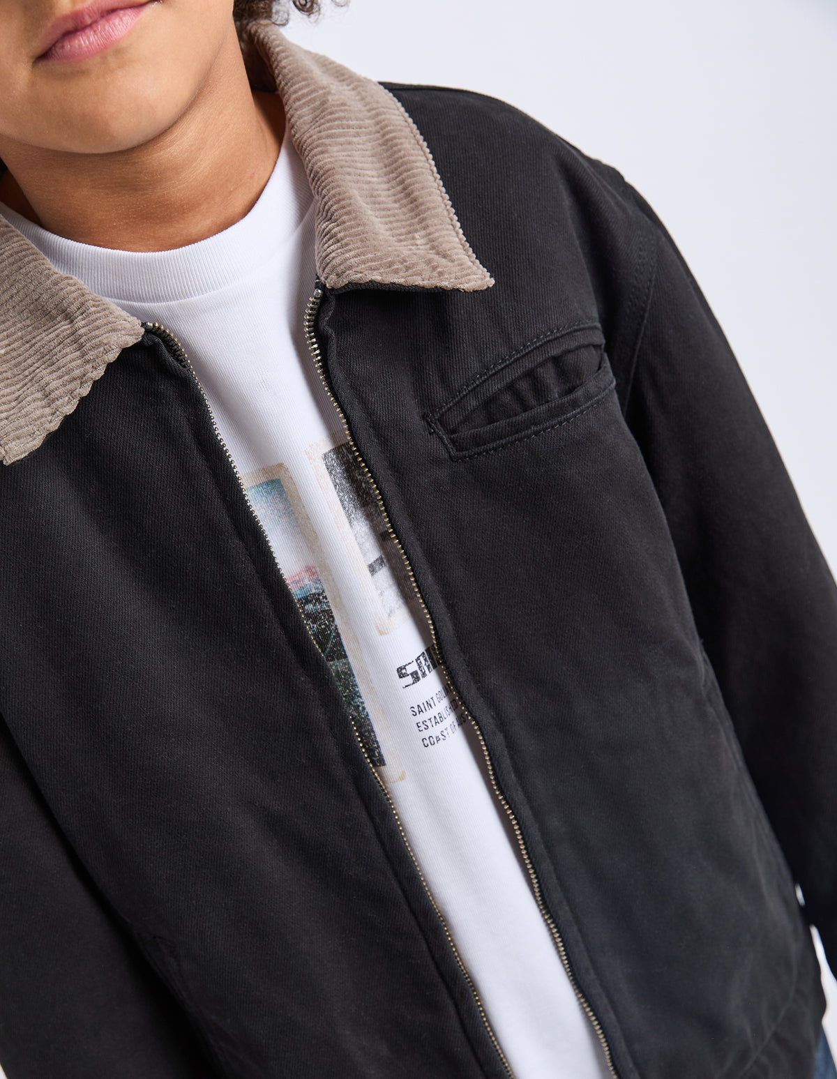 Teen Barn Jacket Black