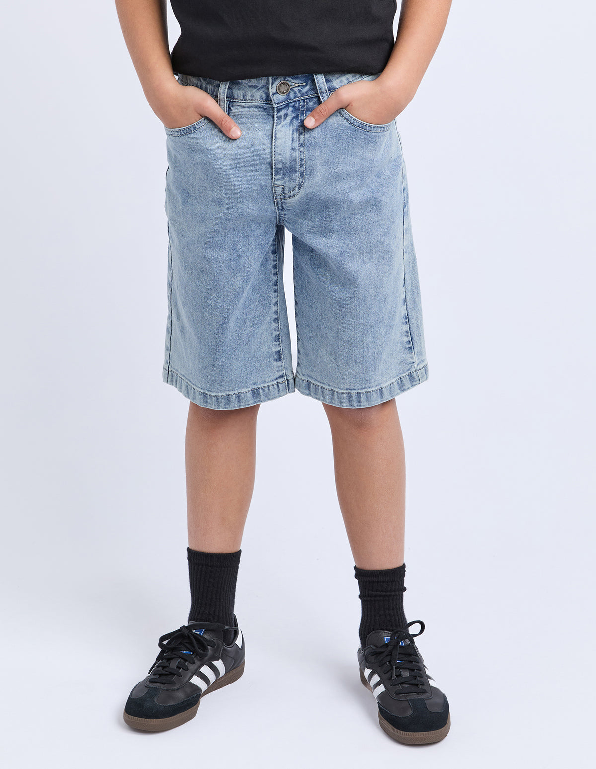 Teen Overturn Jort Blue