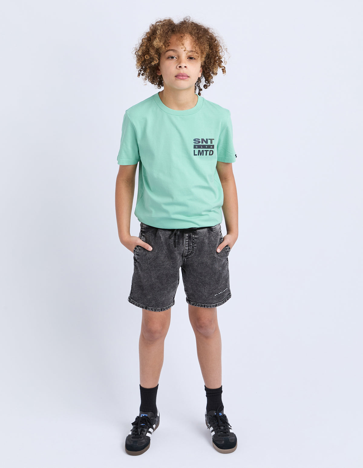 Teen Fairhaven Short Washed Black