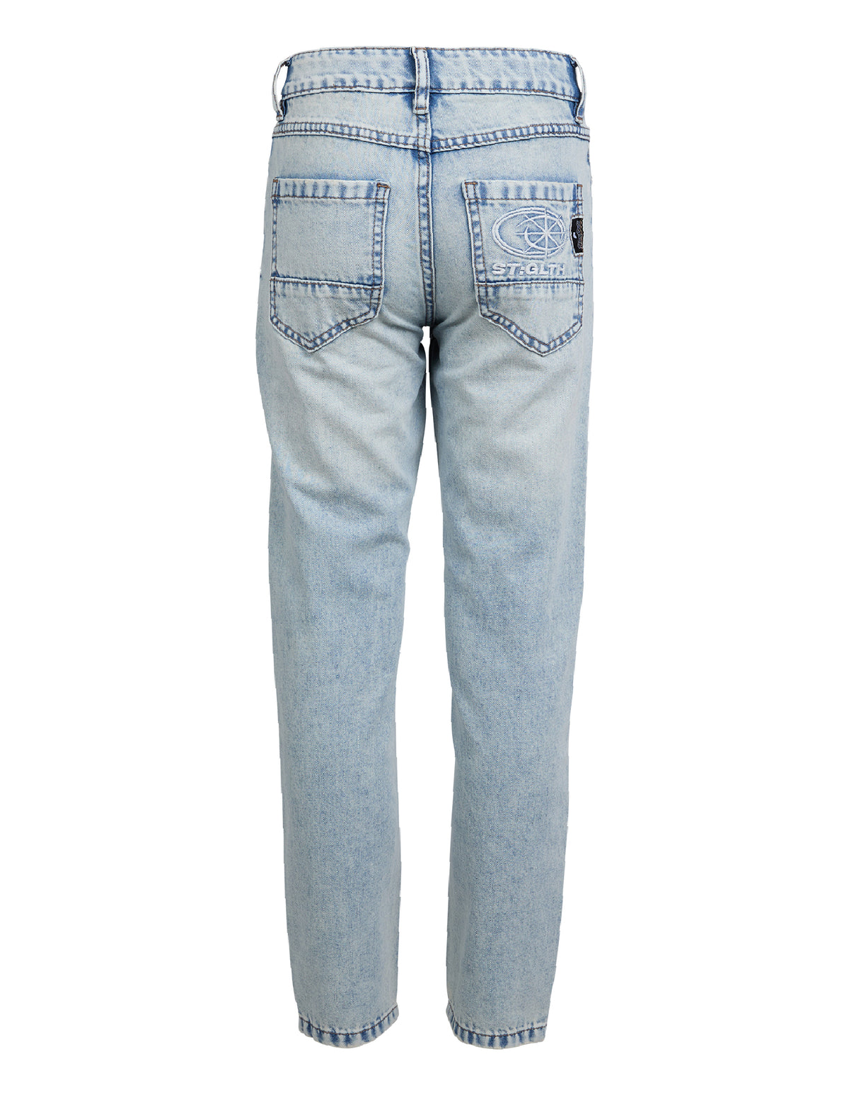 Kids Lounger Jean Washed Blue