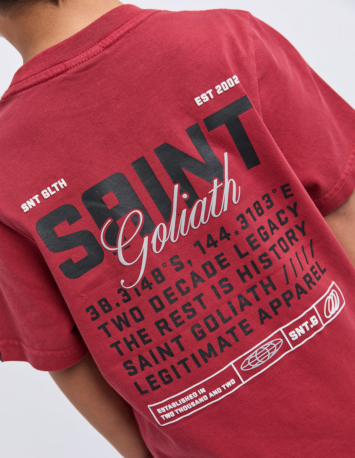 Kids Upside Tee Red