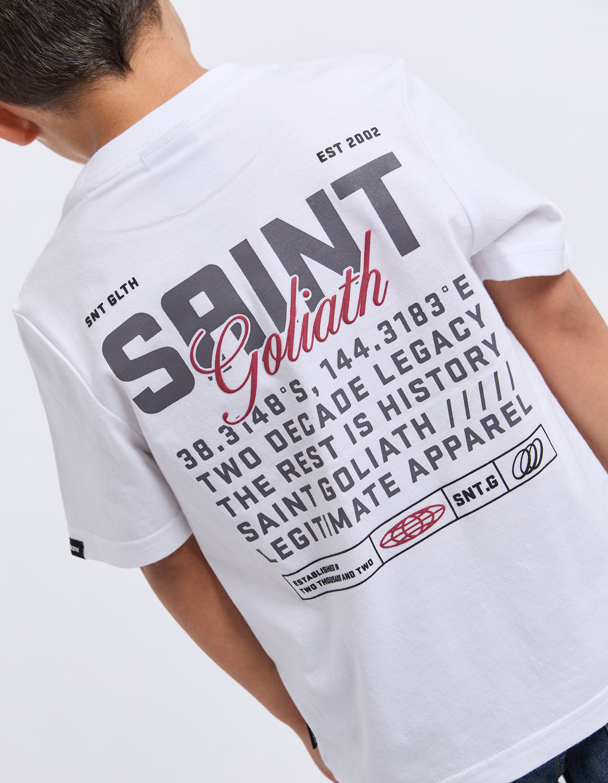 Kids Upside Tee White