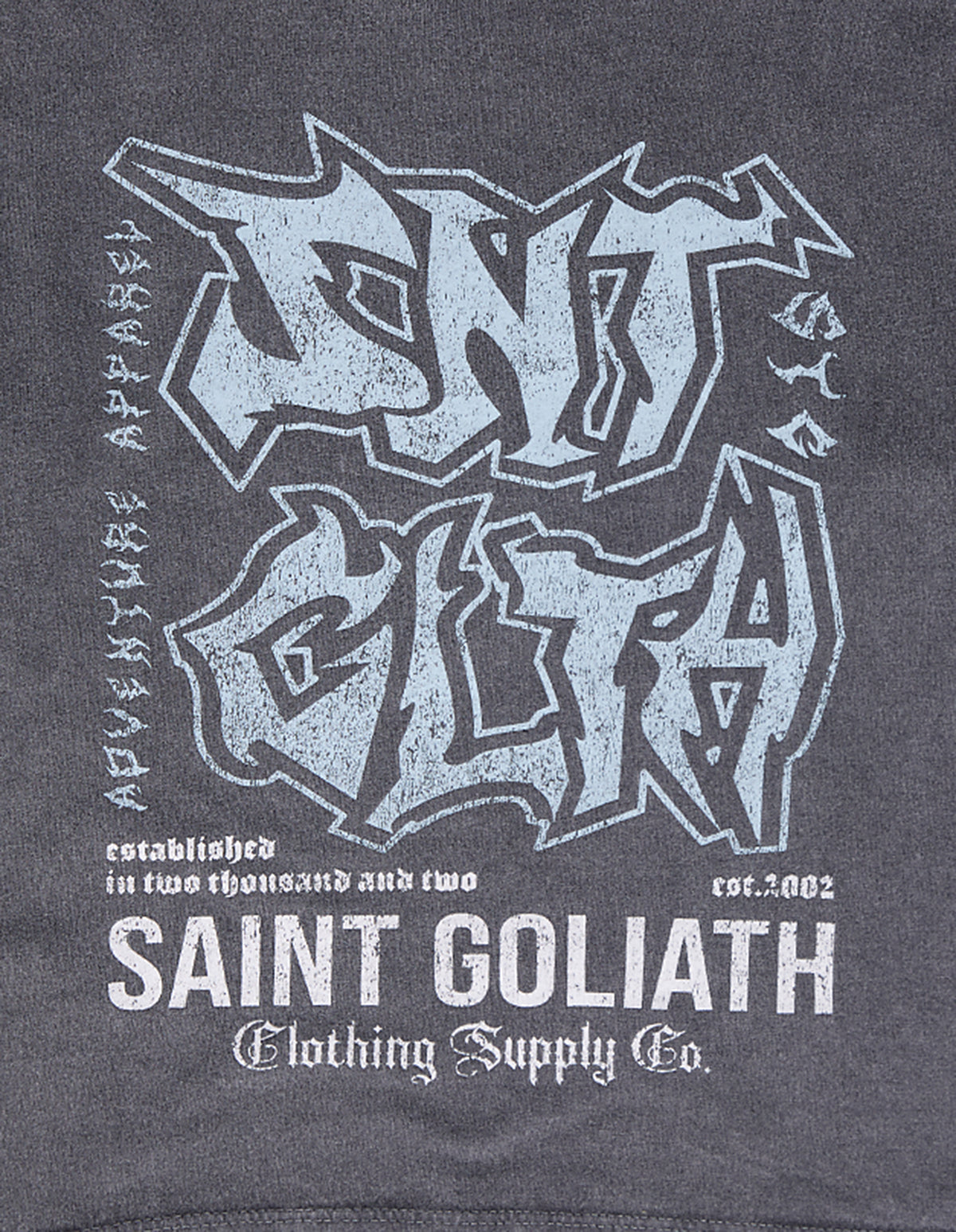 Kids Established Long Sleeve Tee Washed Black
