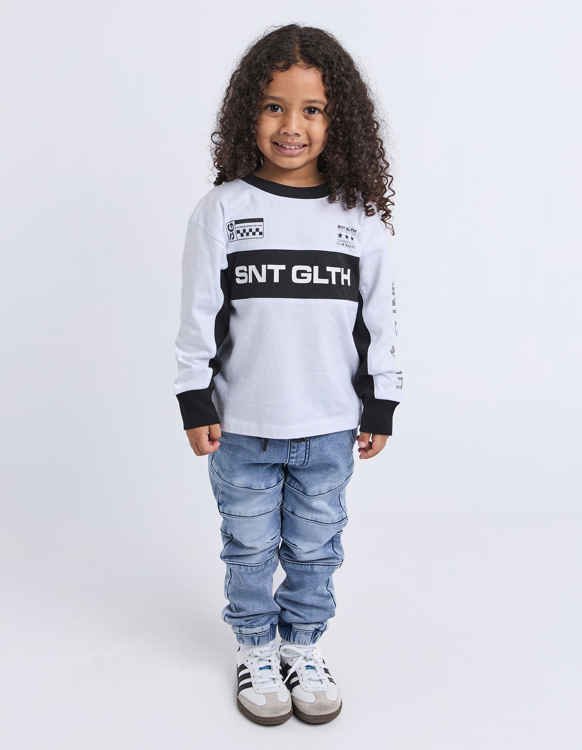 Kids 247 Long Sleeve Tee White