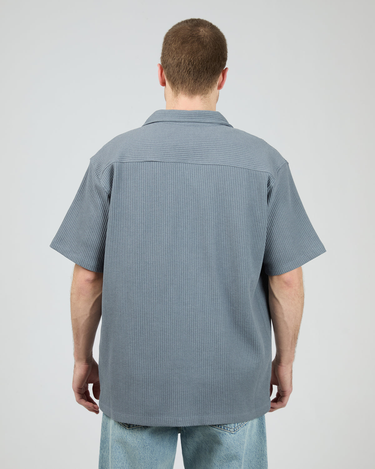 Session Waffle Shirt Steel