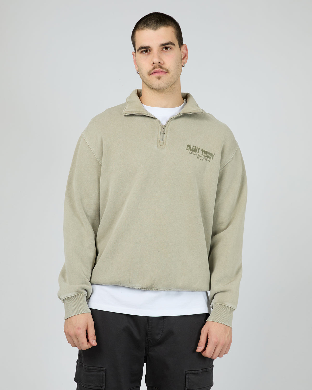 Conflict Quarter Zip Khaki