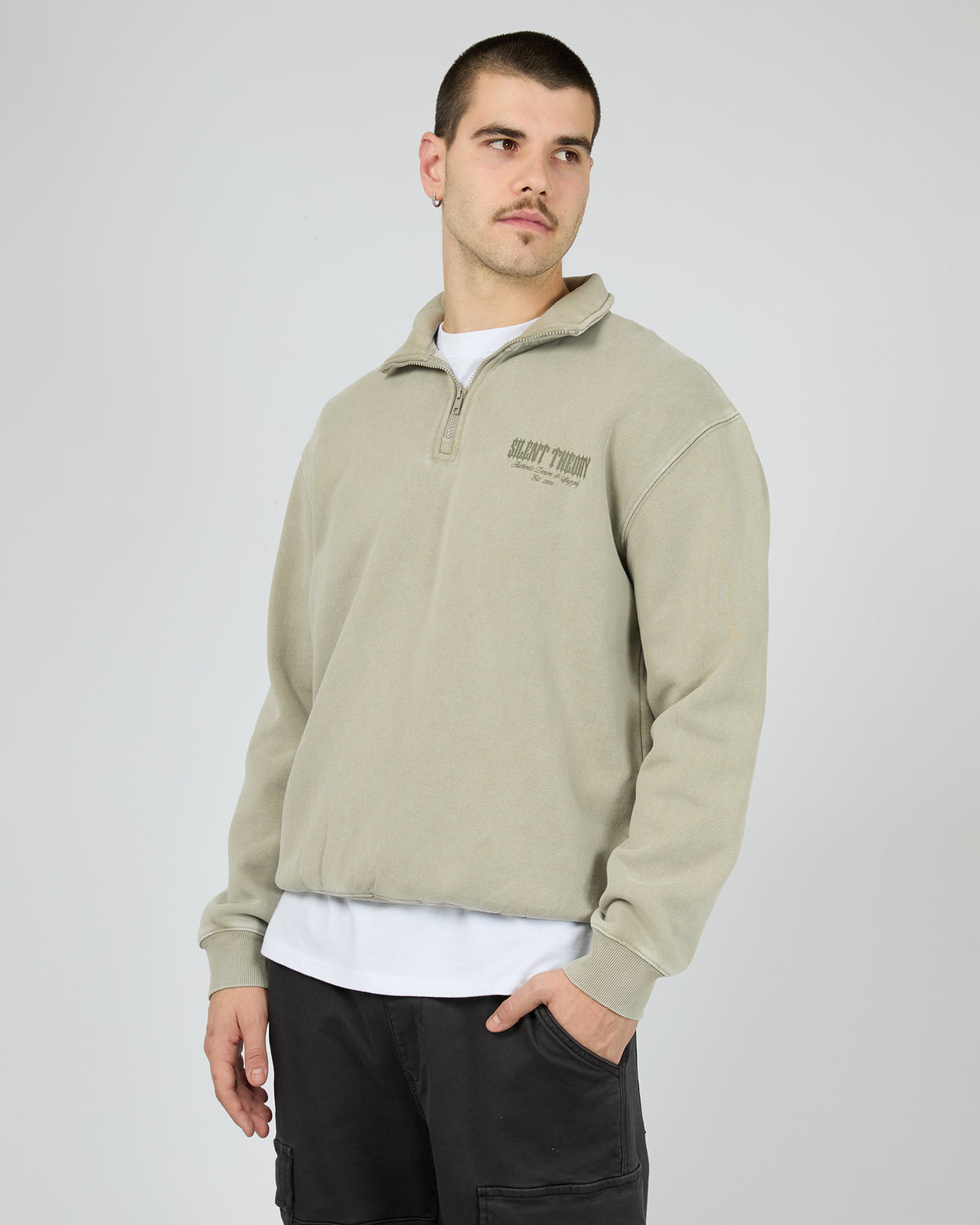 Conflict Quarter Zip Khaki