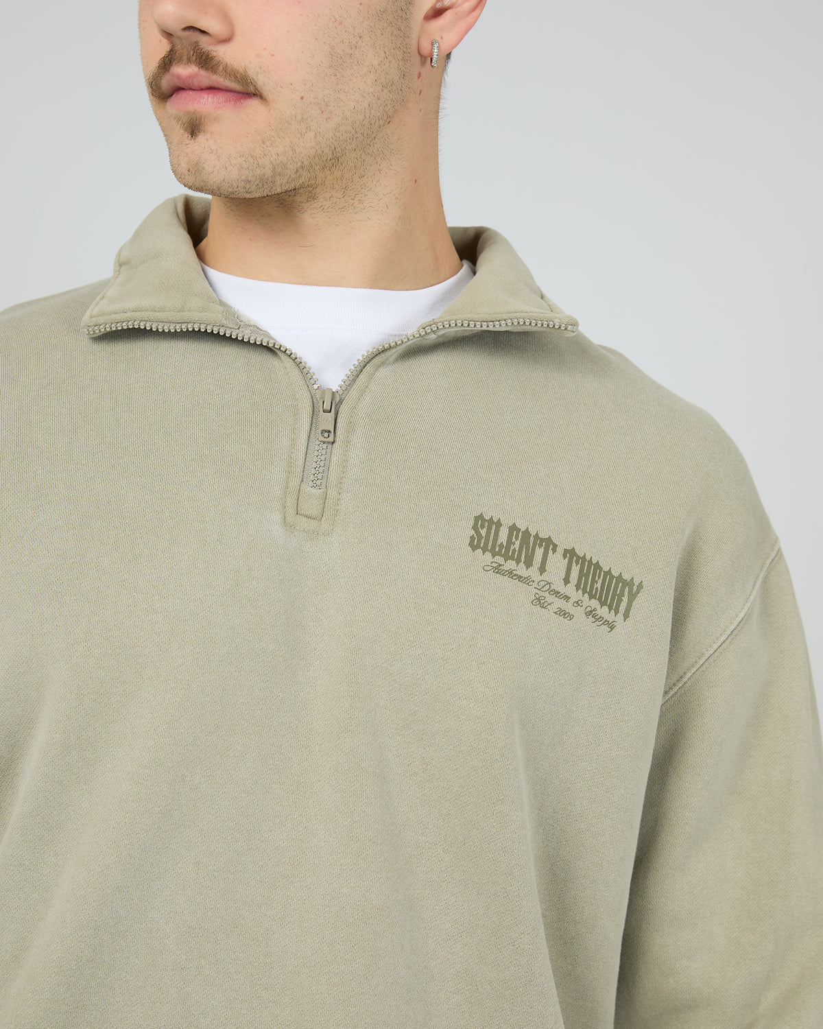 Conflict Quarter Zip Khaki