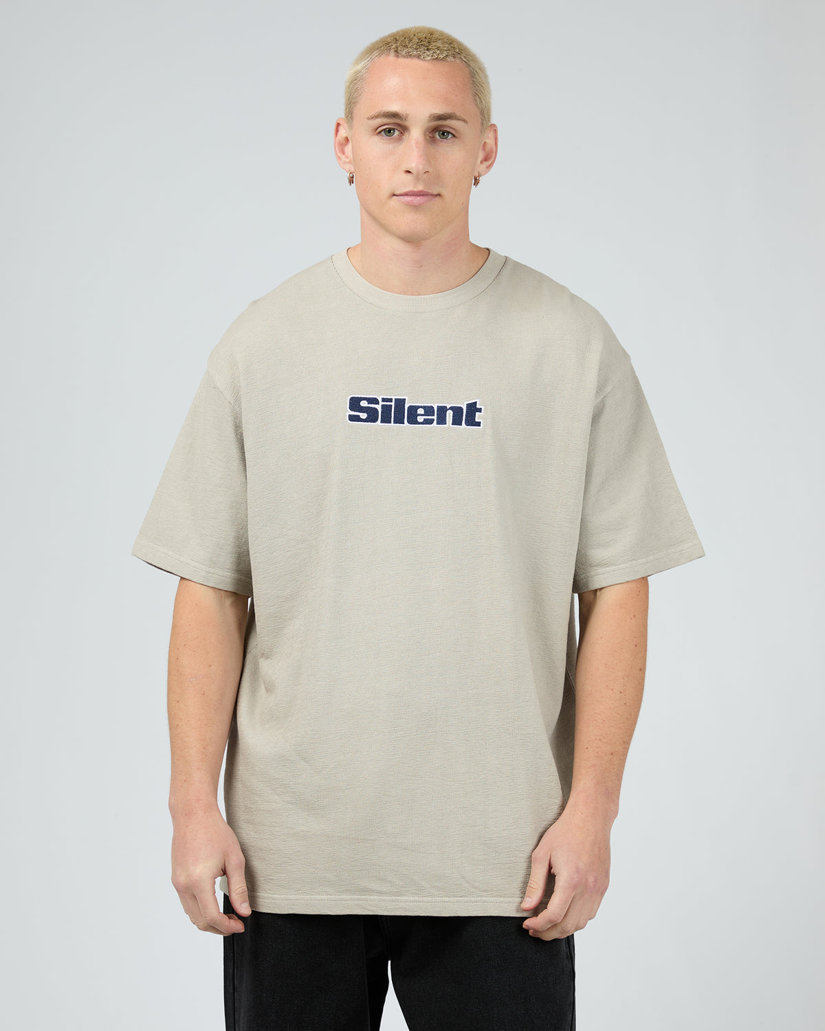Silent Embro Tee Grey