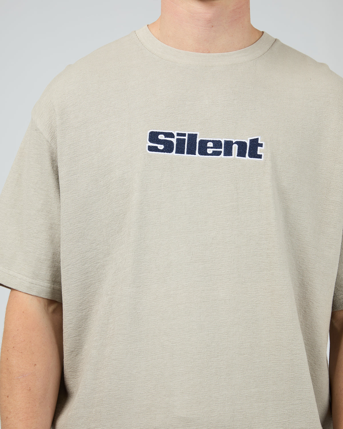 Silent Embro Tee Grey