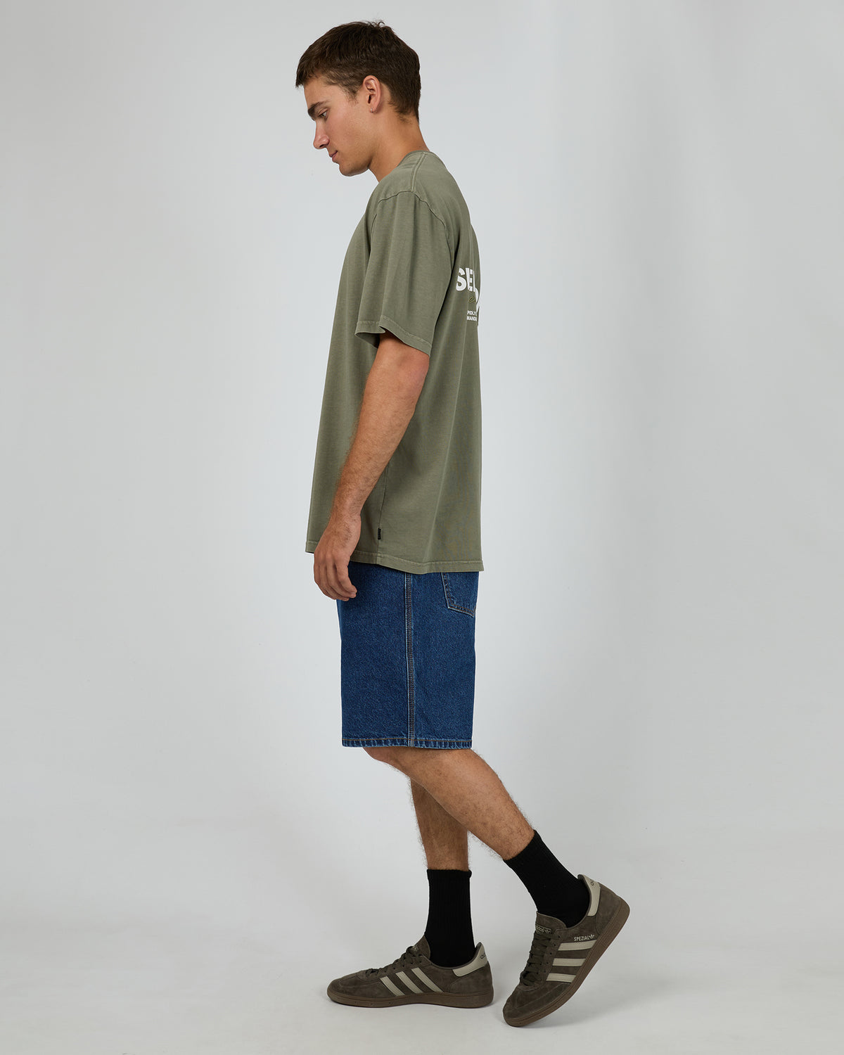 Stayin Ahead Tee Olive