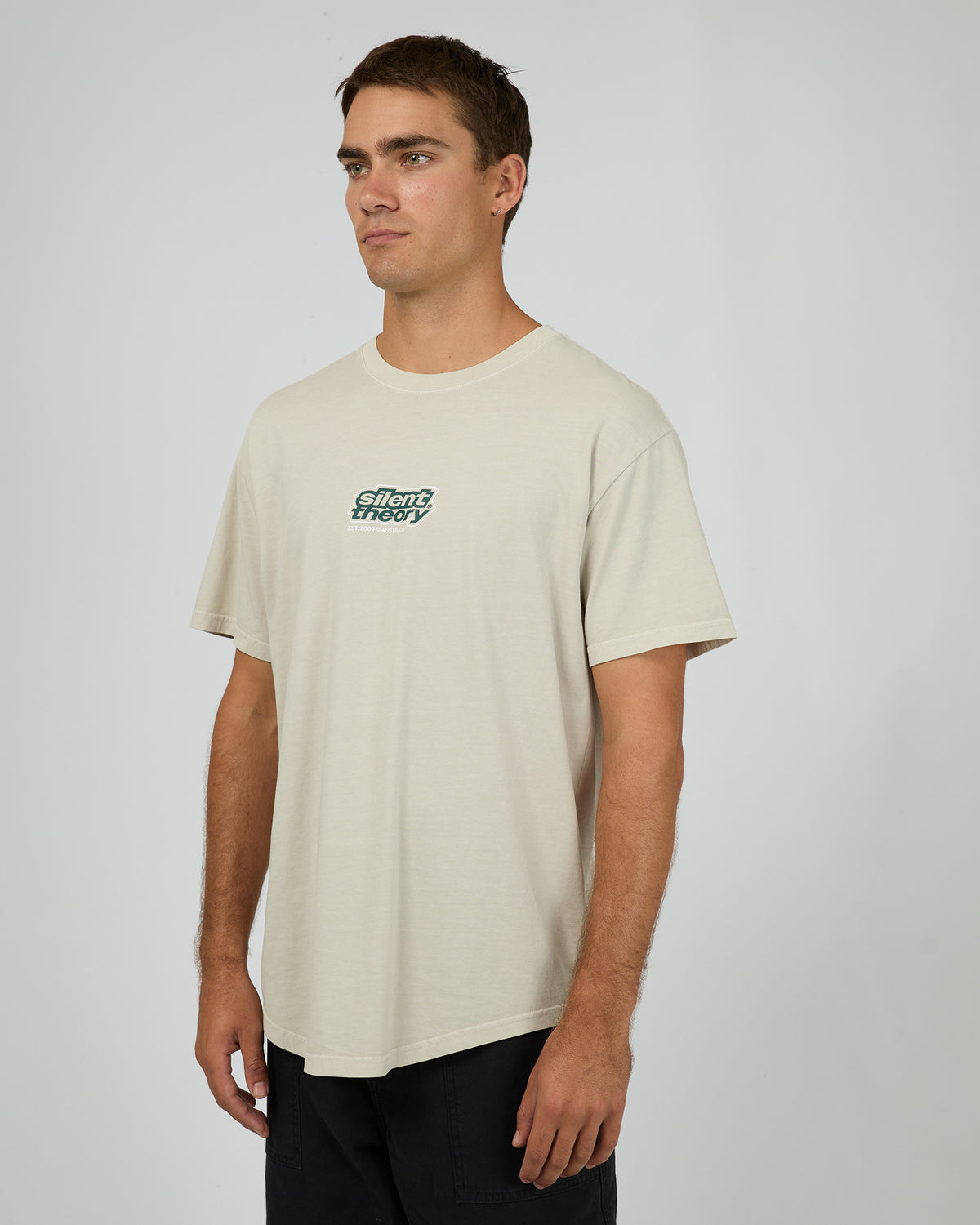 Heritage Scoop Tee Grey