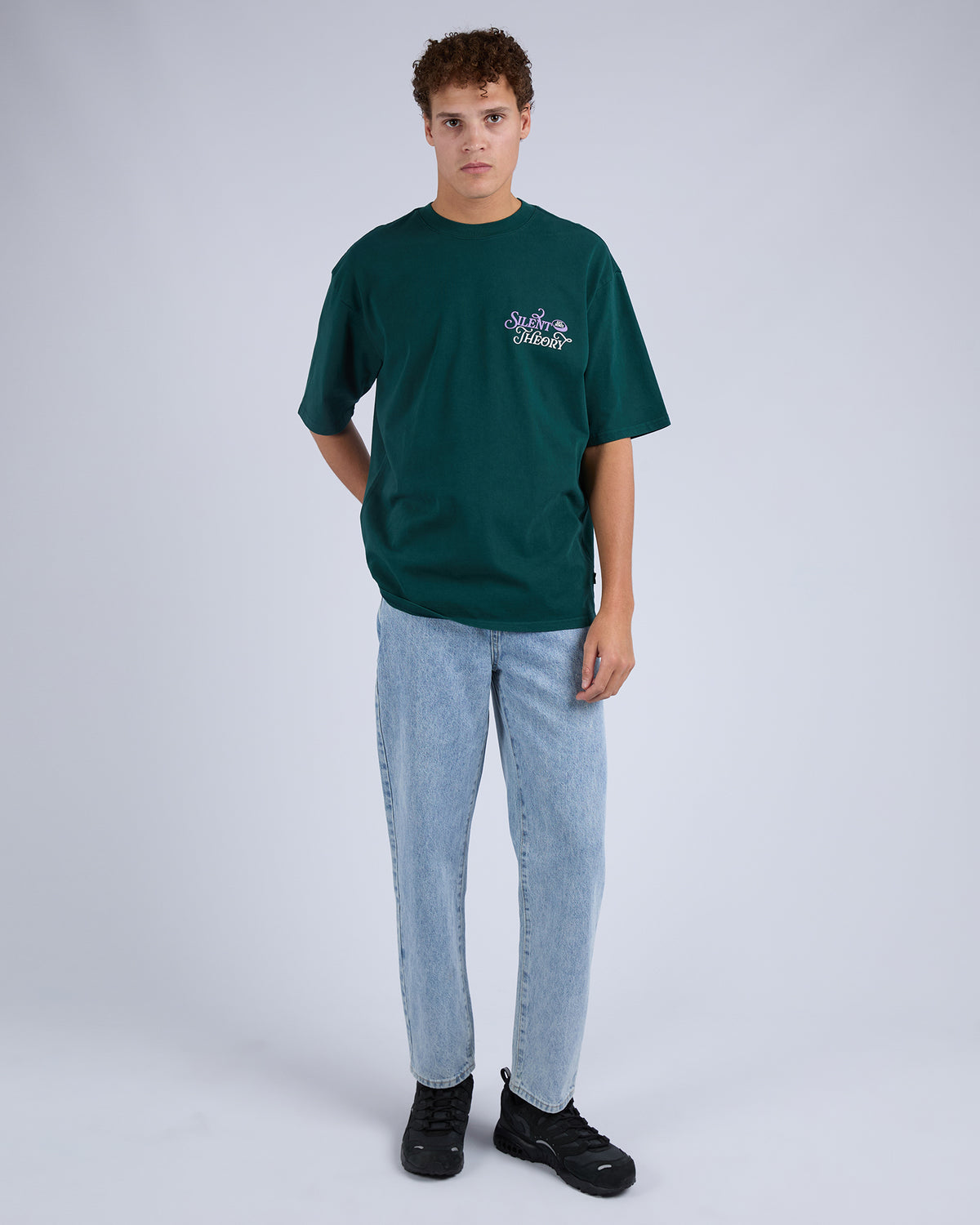 League Box Tee Pine