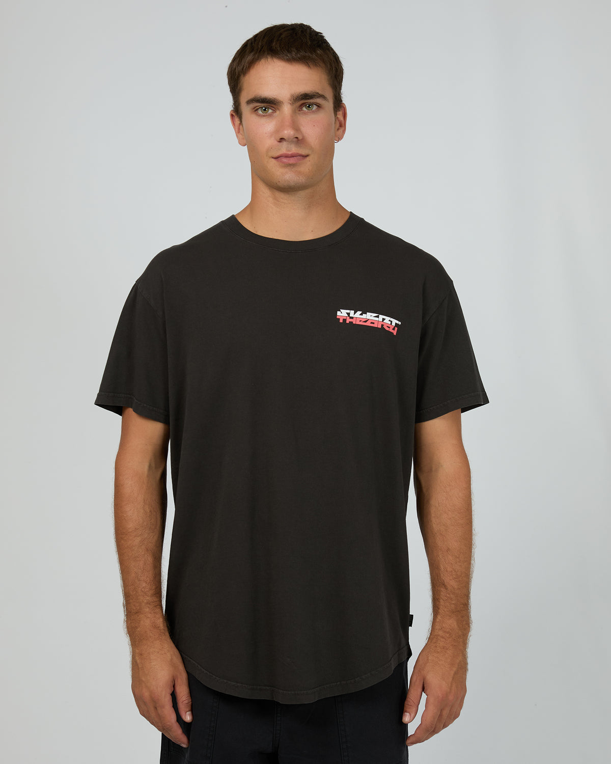 Rail Scoop Tee Charcoal