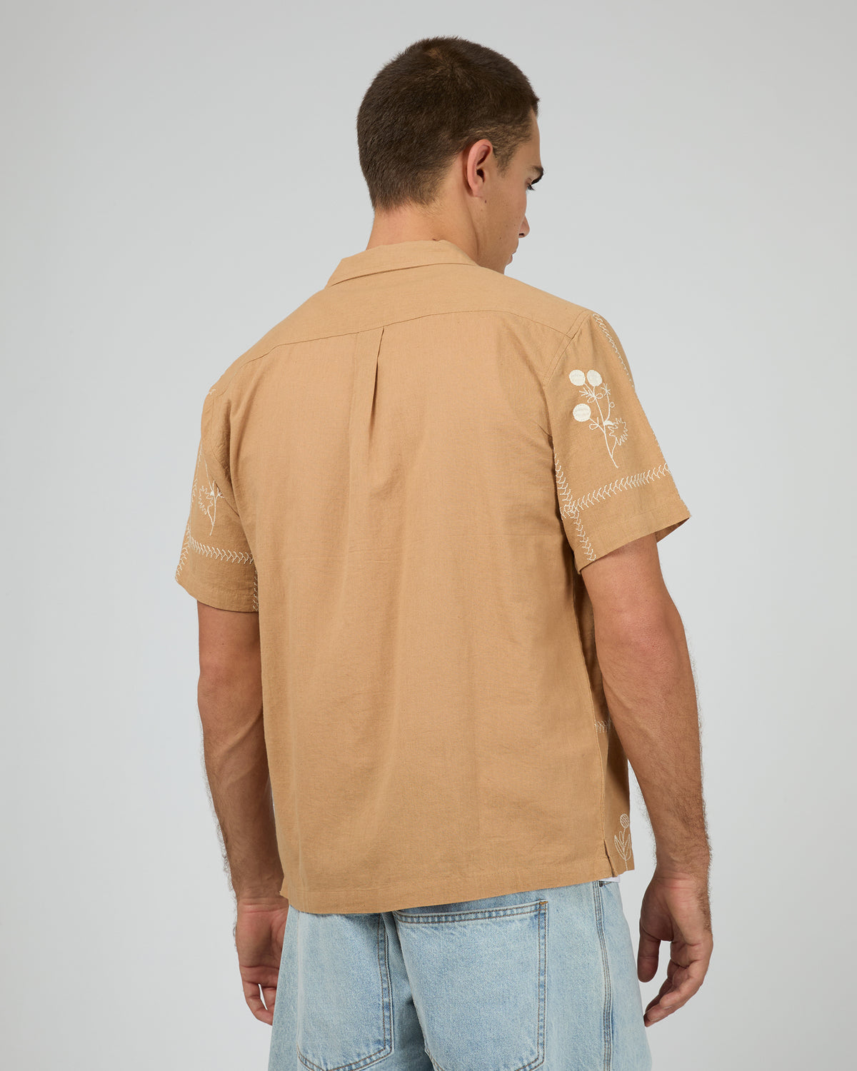 Plains Short Sleeve Shirt Tan