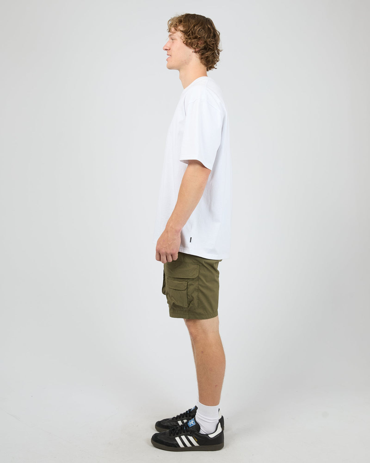 Boundary Cargo Short Khaki