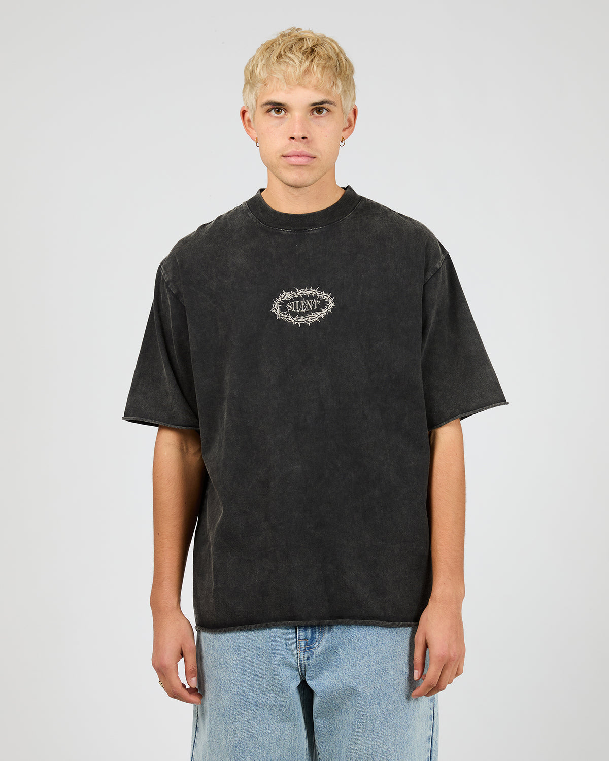 Cipher Tee Washed Black