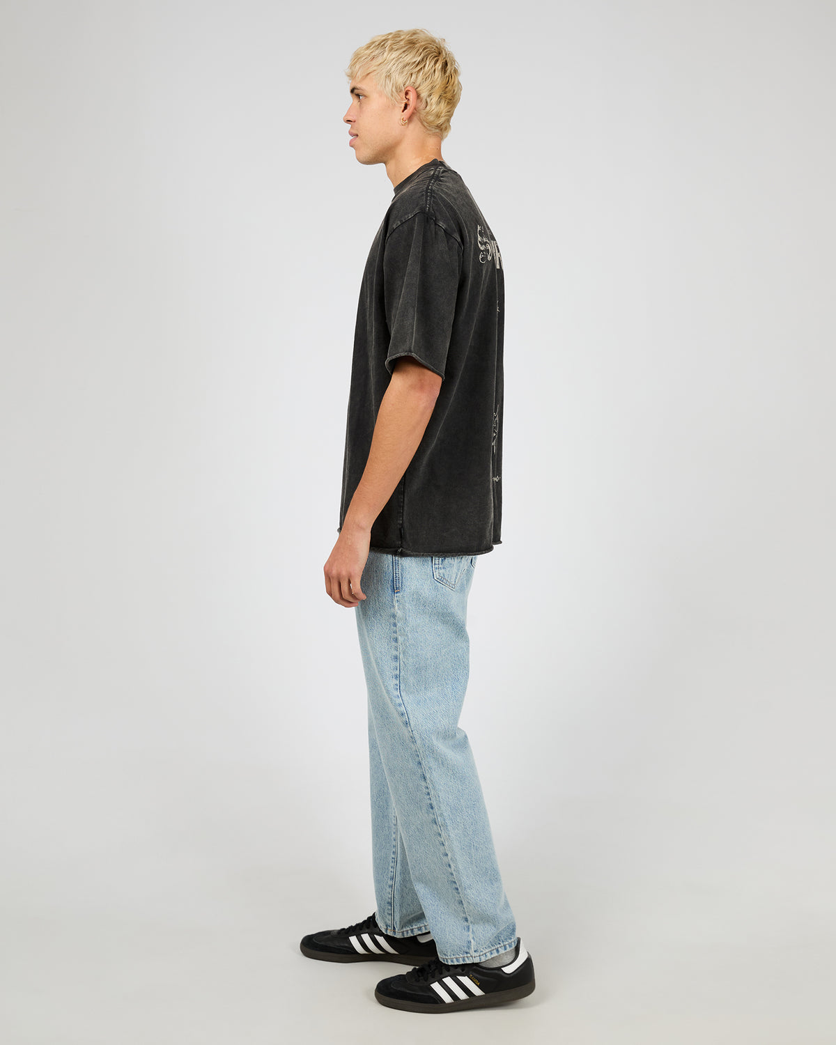 Cipher Tee Washed Black