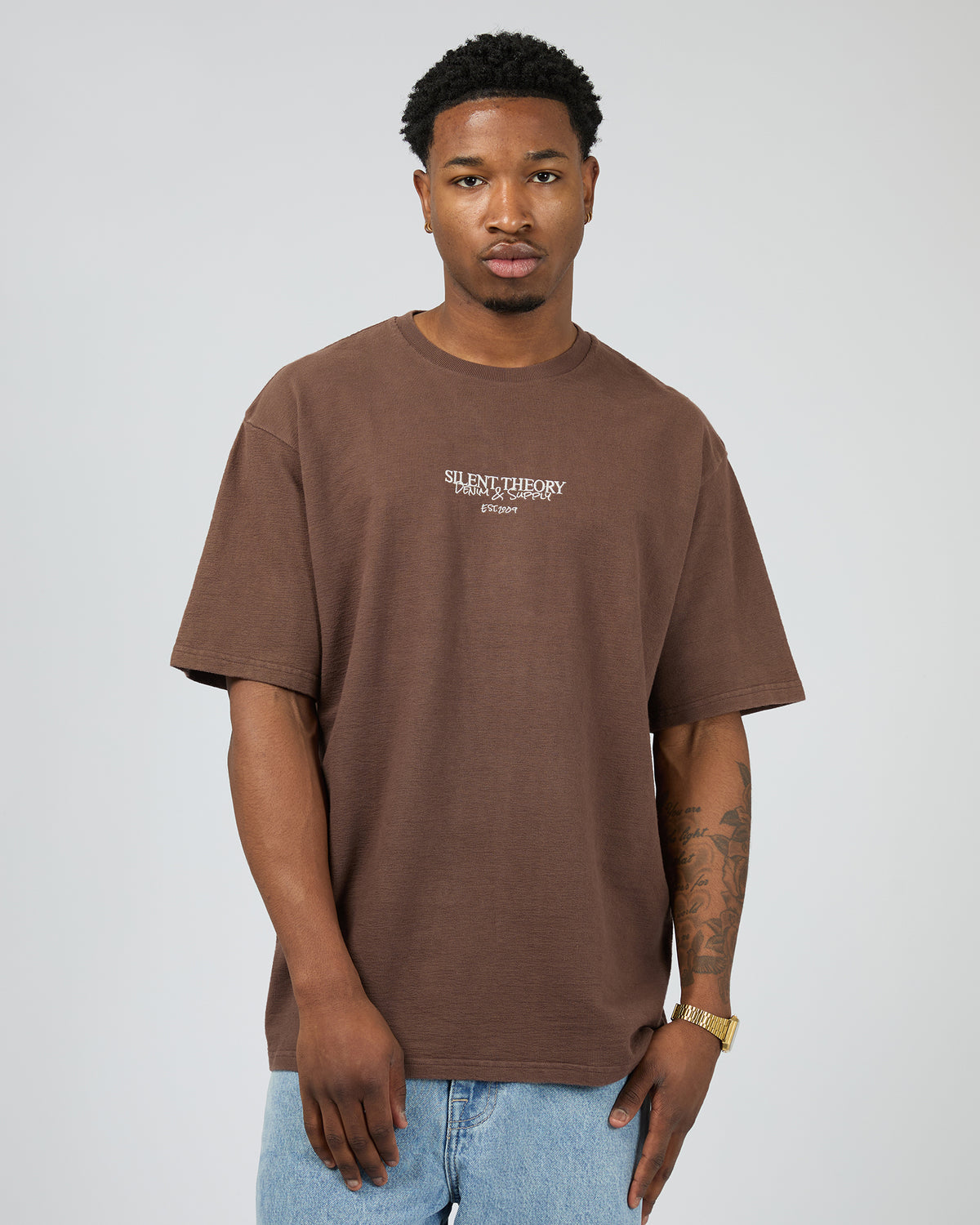 No Brainer Tee Chocolate
