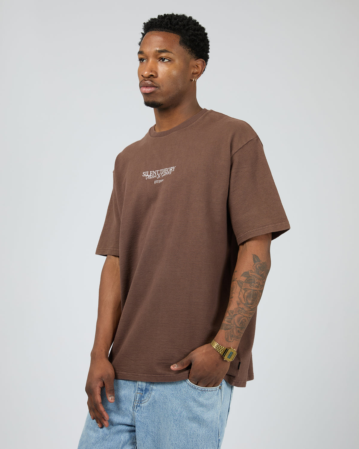 No Brainer Tee Chocolate