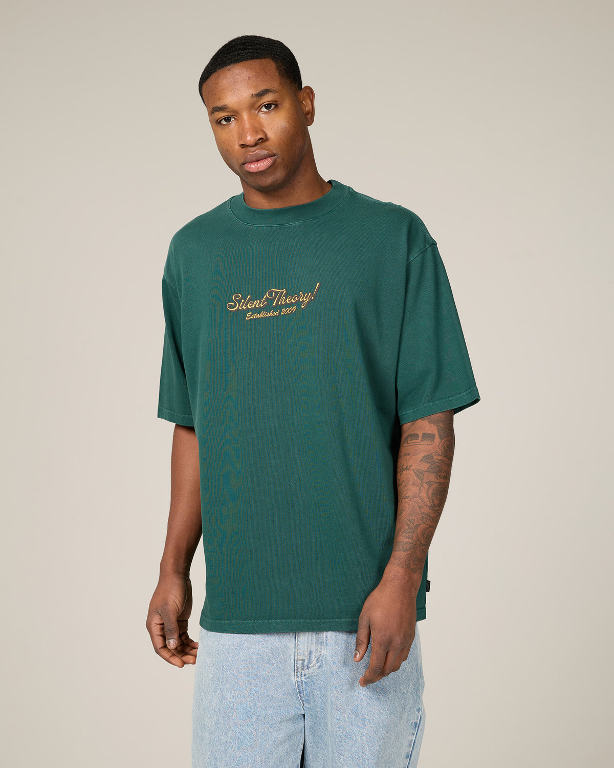 Pull Up A Chair Tee Green
