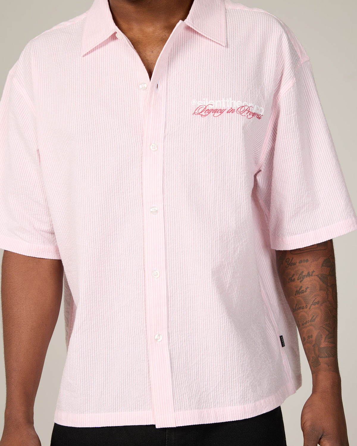 Legacy Short Sleeve Shirt Pink