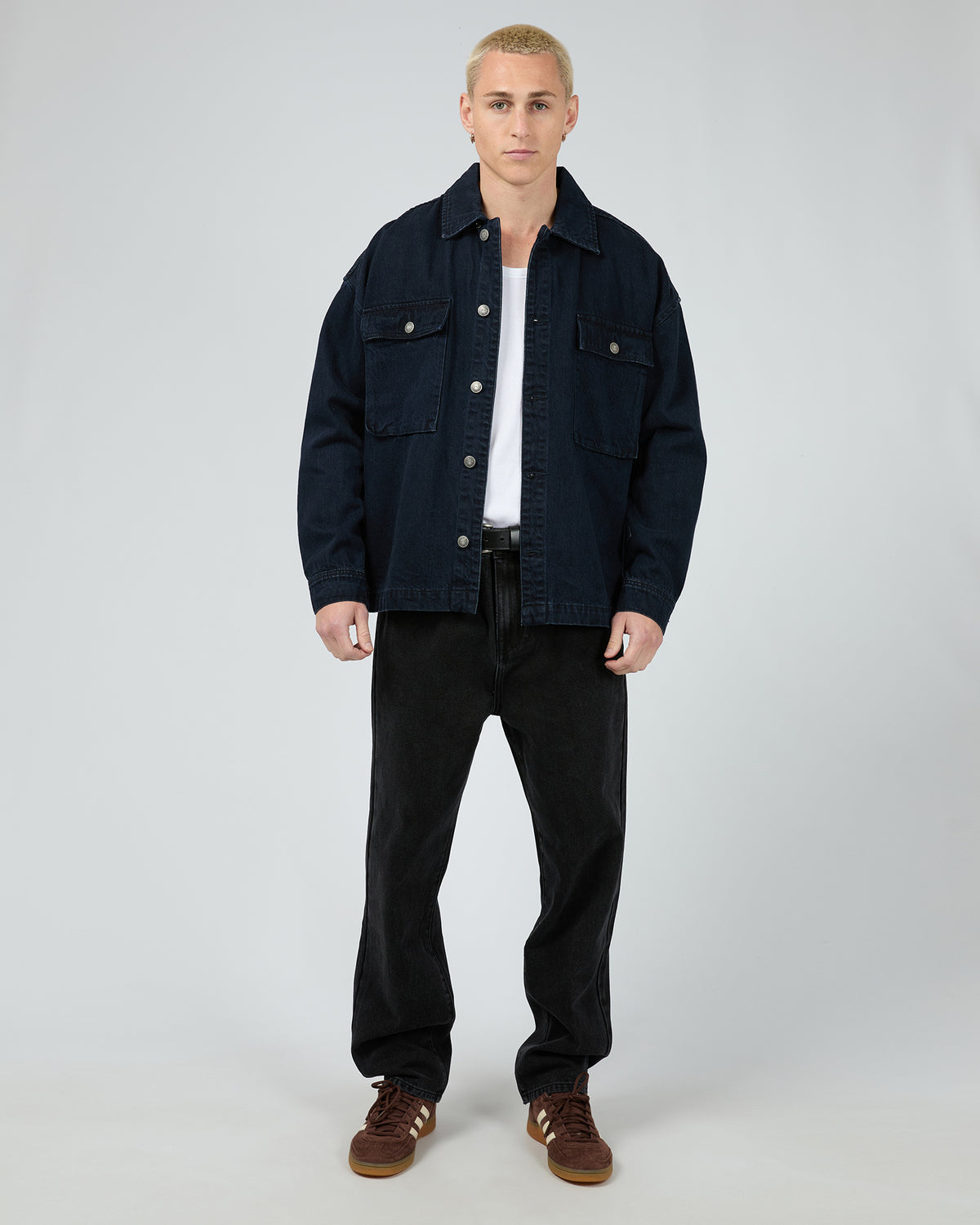 Denim Overshirt Navy