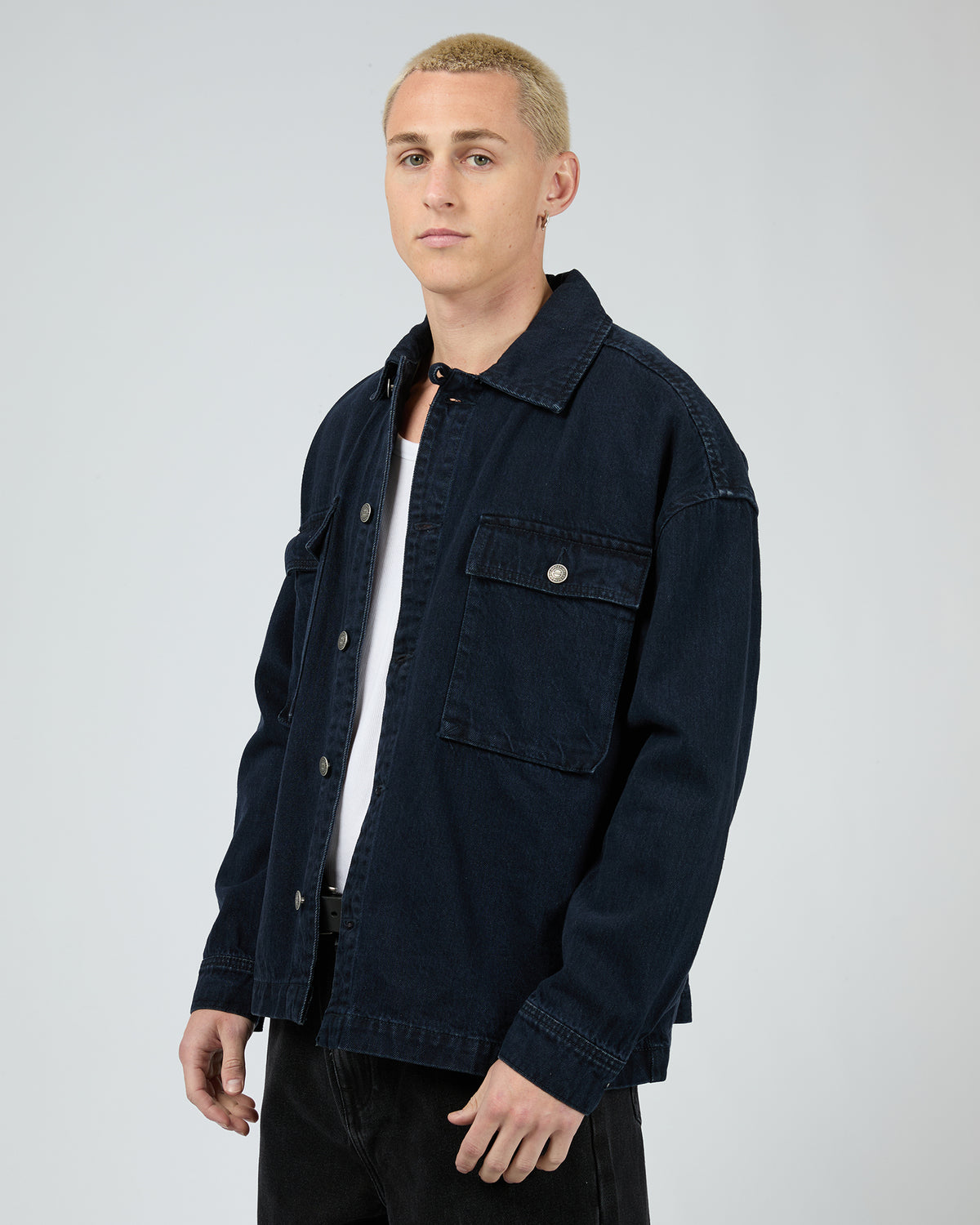Denim Overshirt Navy