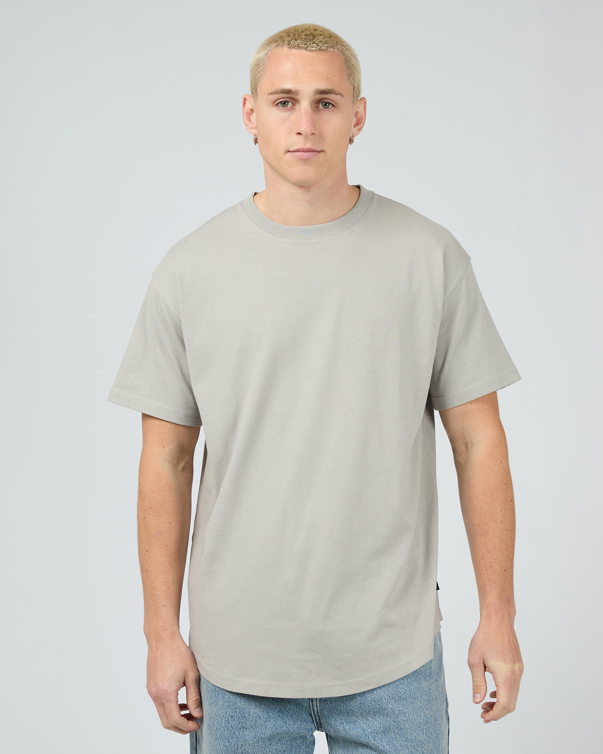 Solid Tail Tee Grey