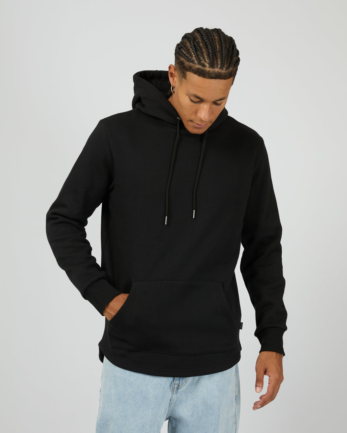 Scoop Hoodie Black