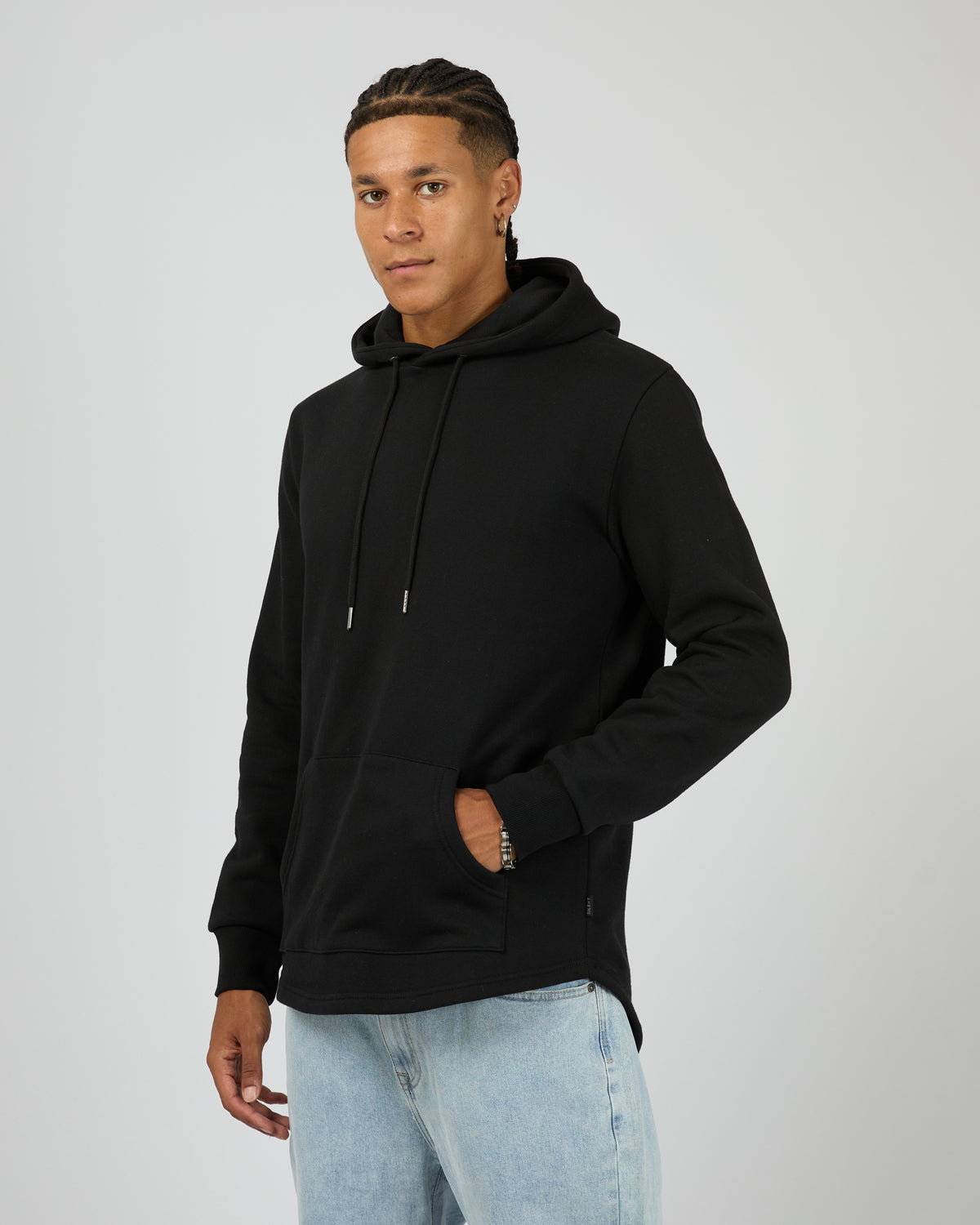 Scoop Hoodie Black