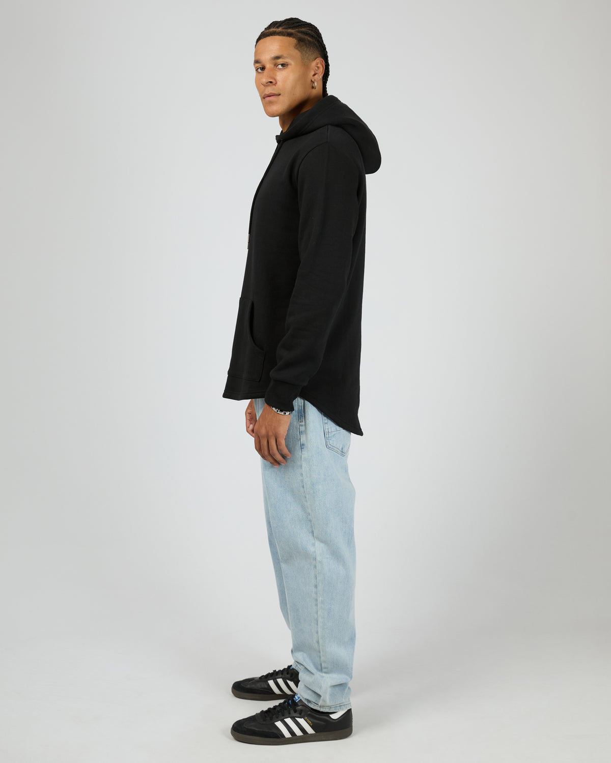 Scoop Hoodie Black