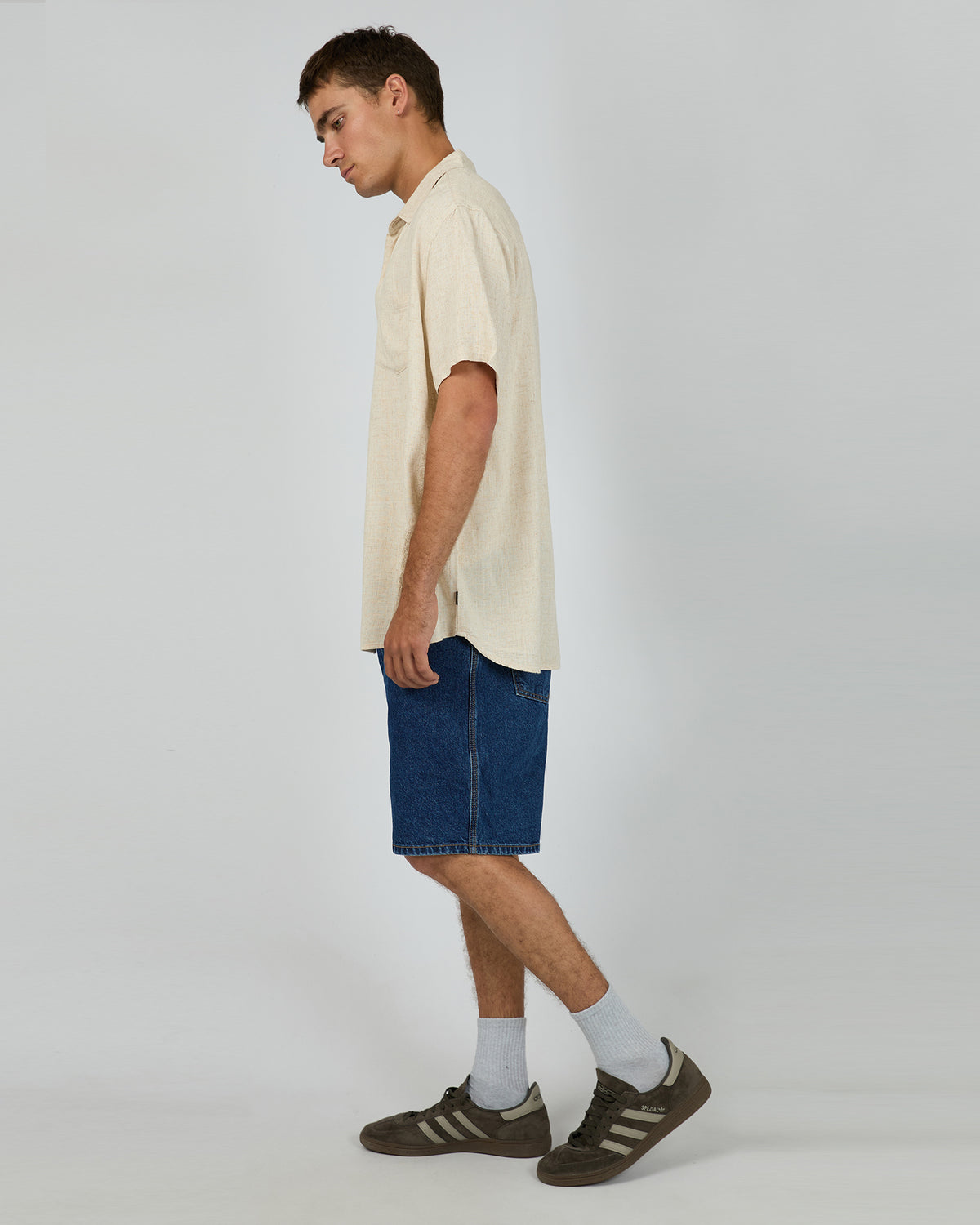 Textured Linen Shirt Natural