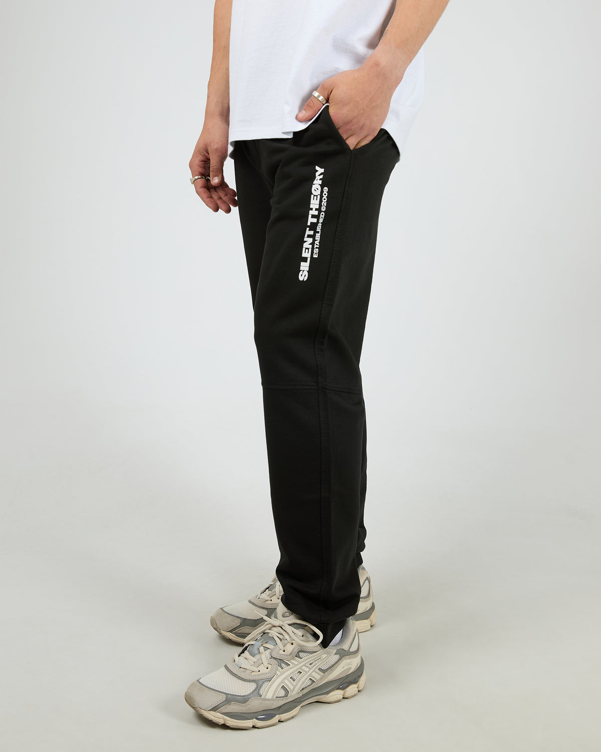 Pigment Fleece Pant Washed Black