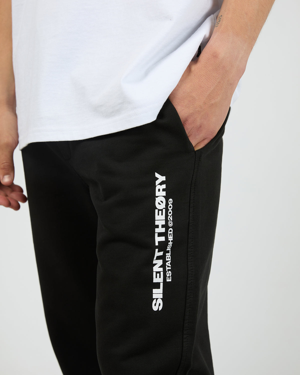 Pigment Fleece Pant Washed Black