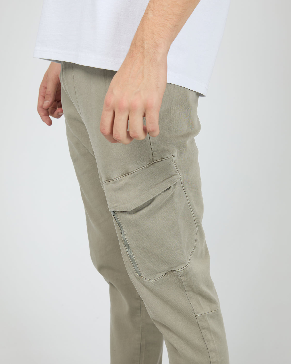 Inset Cargo Pant Grey