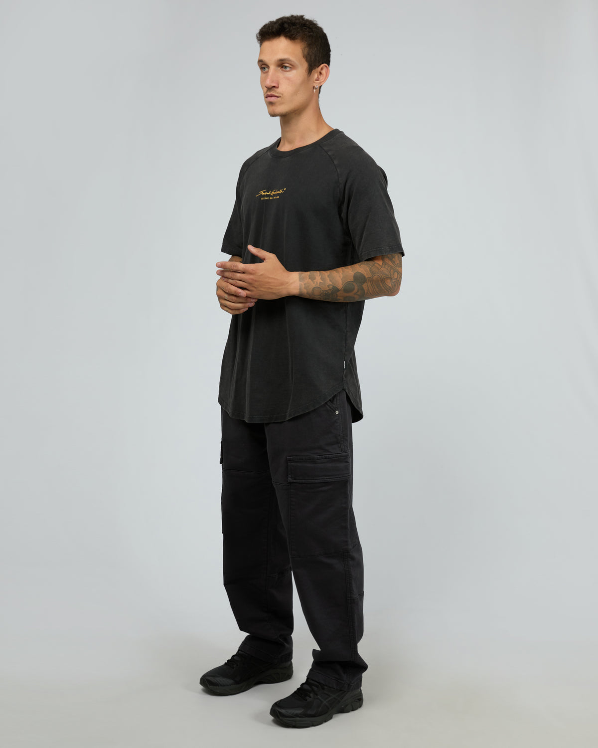 Endorsed Tee Washed Black