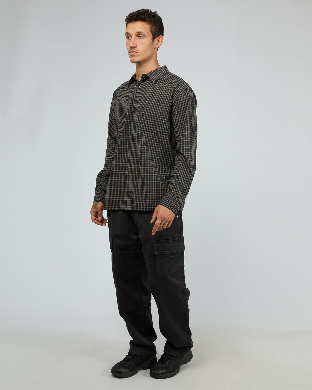 Benton Ls Shirt Black