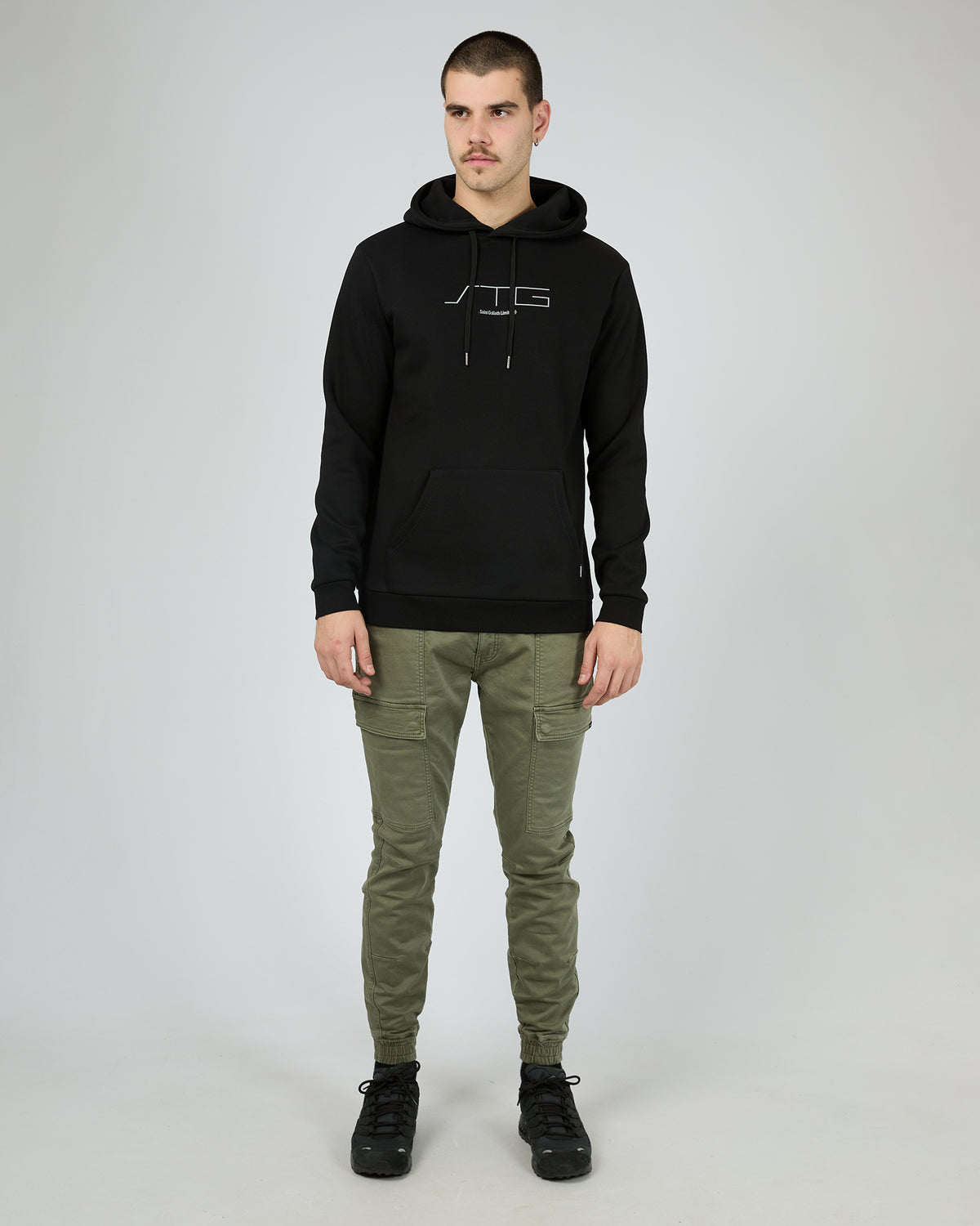 Wired Reflective Hoodie Black