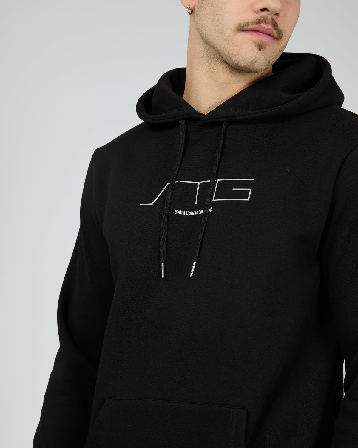 Wired Reflective Hoodie Black
