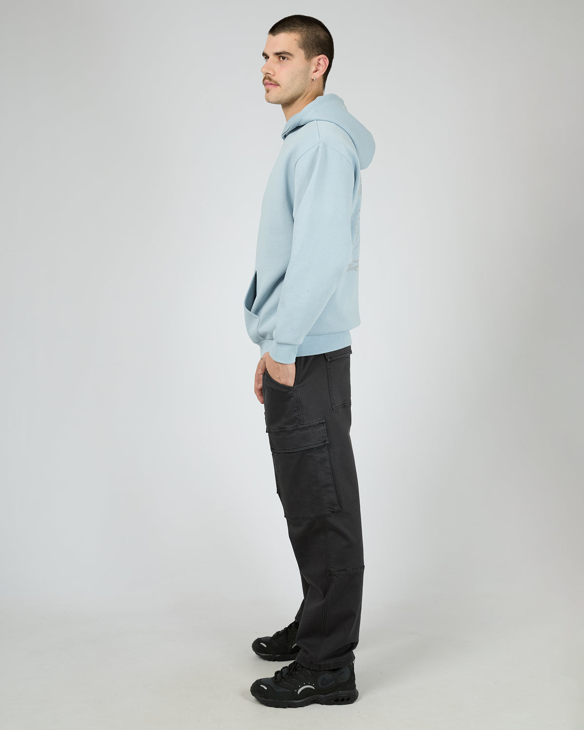 Pacer Reflective Hoodie Blue