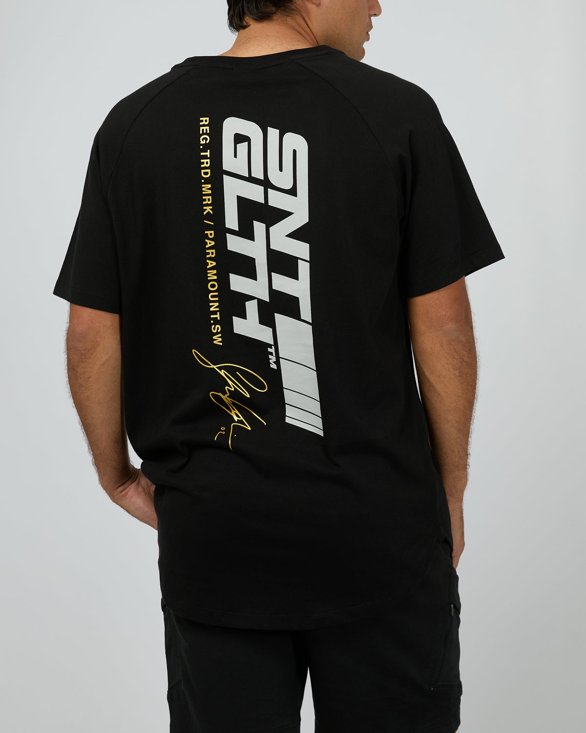 Pace Raglan Tee Black