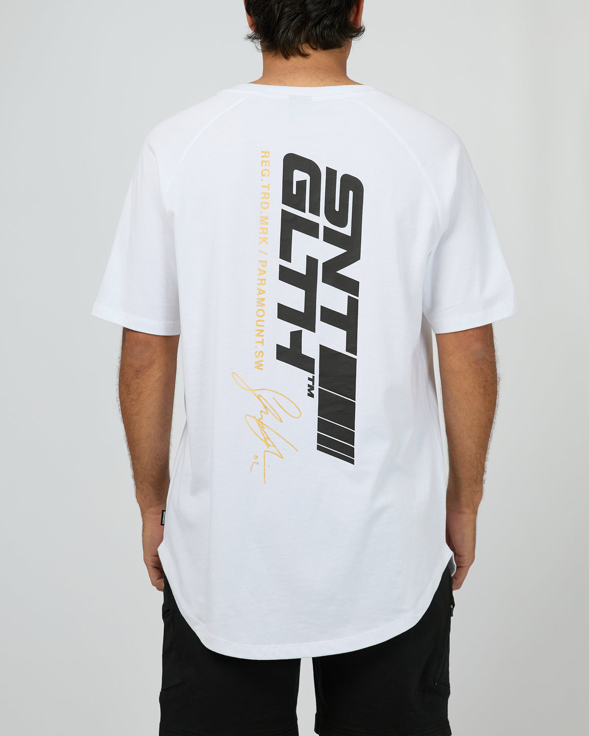 Pace Raglan Tee White