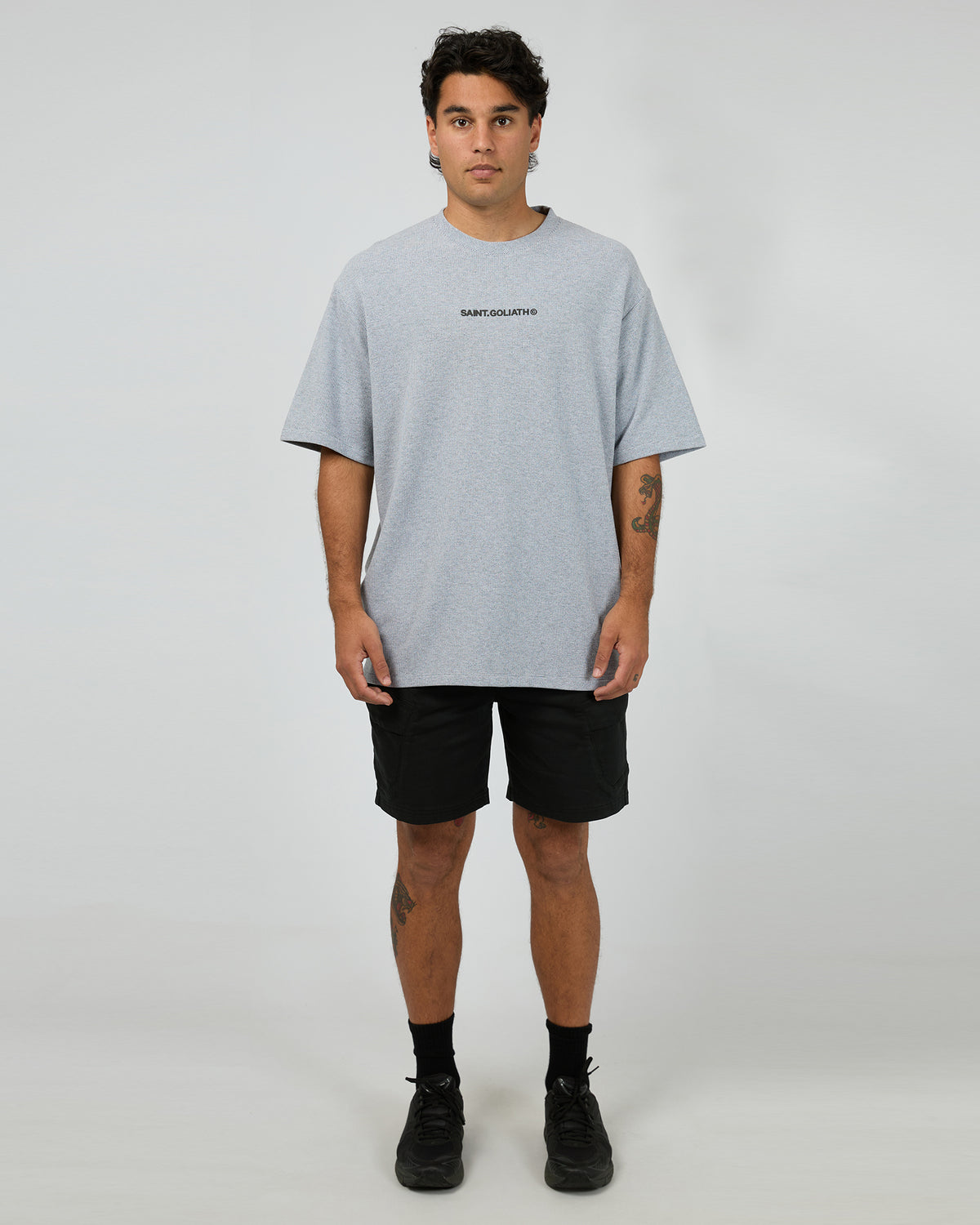 Textured Id Tee Navy