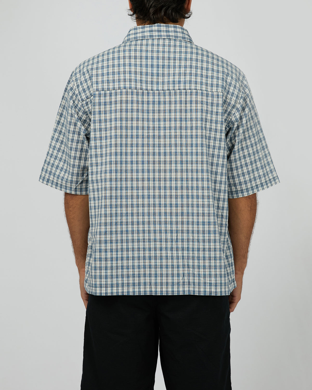 Angler Short Sleeve Shirt Blue
