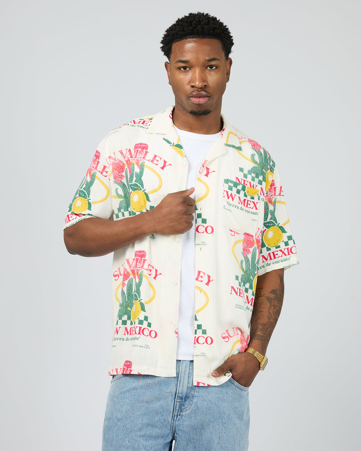Sun Valley S/S Shirt White