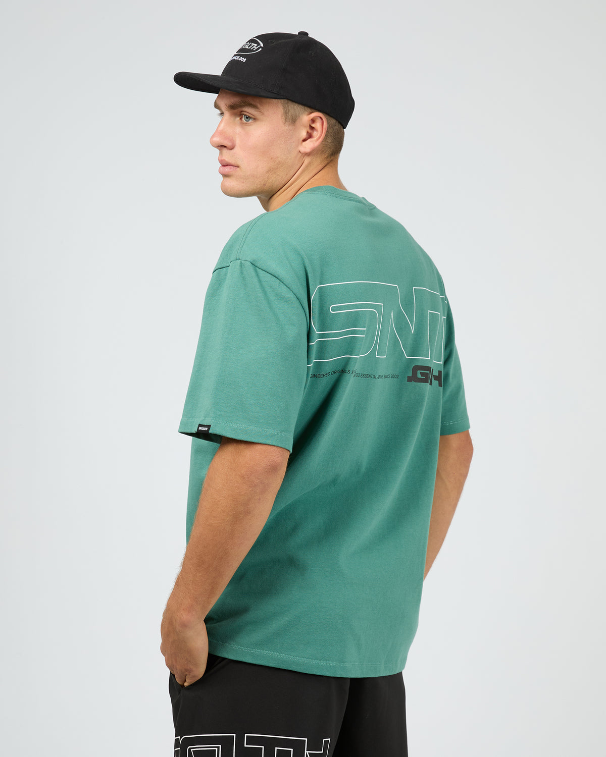 Hyperlink Tee Green
