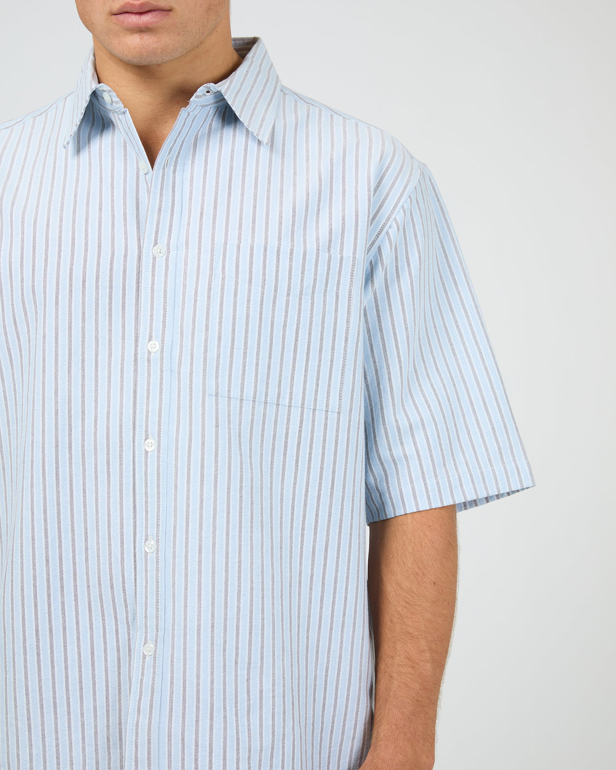 Saville Short Sleeve Shirt Blue