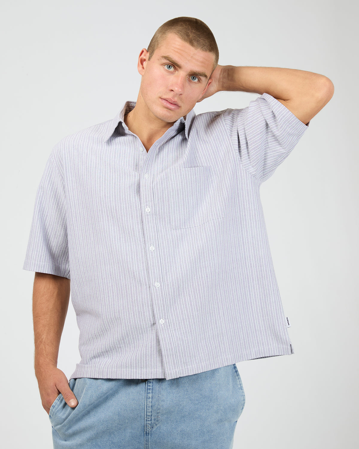 Saville Short Sleeve Shirt Mauve